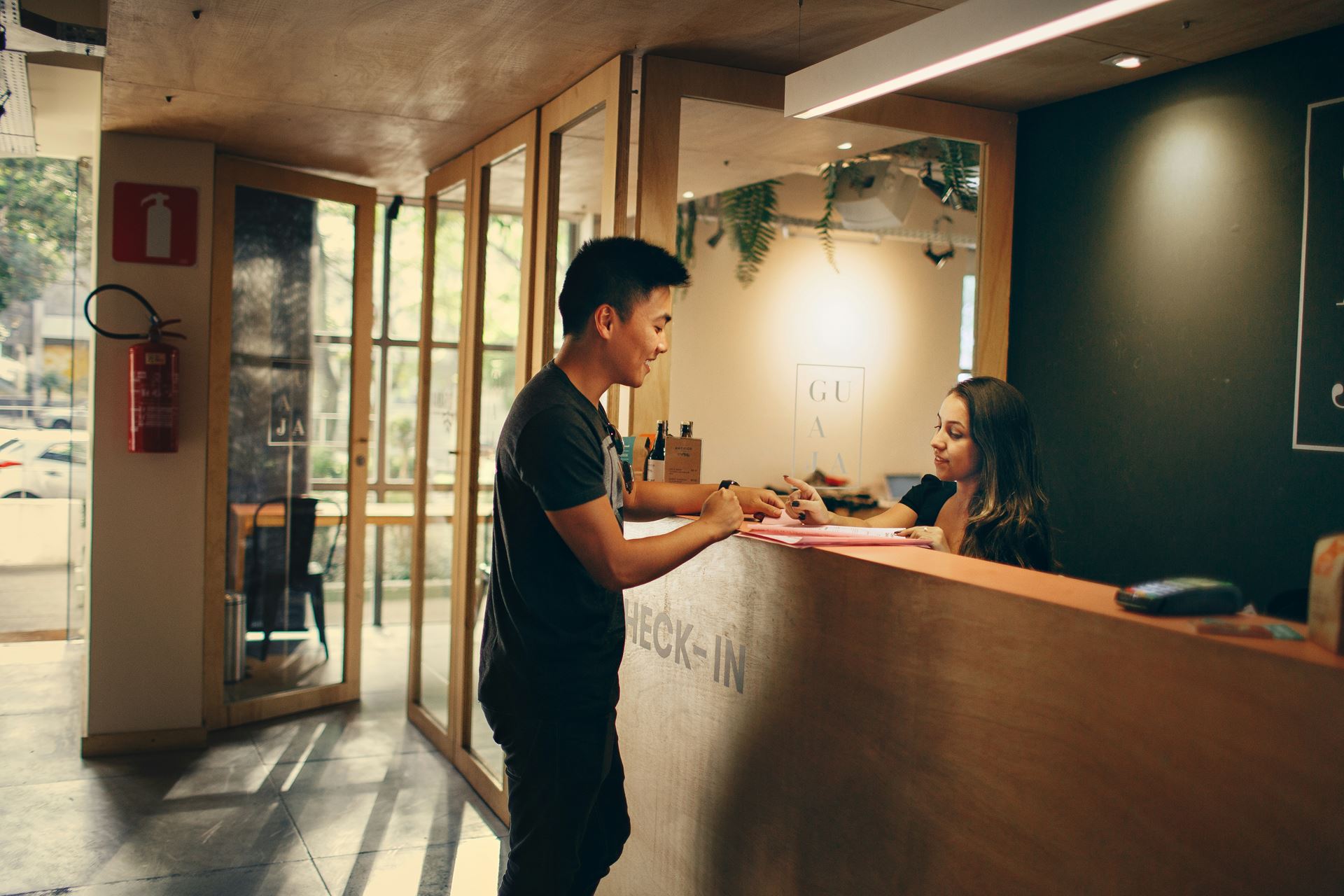 Reception staff